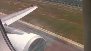 AIRASIA A320 take off Kuala Lumpur [upl. by Philbrook470]