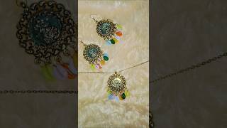 Diy earring set 😱shortvideo earringsearringmakingdiyearringsearringsdesign [upl. by Nisbet126]