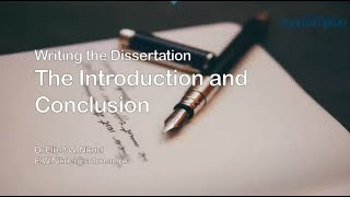 Writing the Dissertation  The Introduction and Conclusion [upl. by Okimuk]