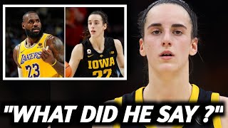 LeBron James Reacts to Caitlin Clark’s Historic Game with Two Words—What Did He Say [upl. by Yenolem278]