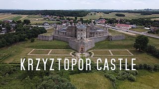 Krzyżtopór Castle POLAND 4K Landscape Video Series Stunning 4K AerialDrone Footage [upl. by Raphaela]