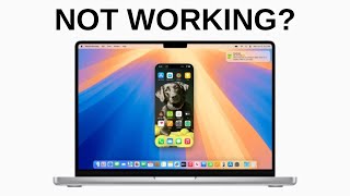 How to FIX iPhone Mirroring Not Working on Mac [upl. by Ellocin410]