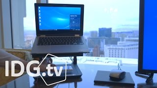 WiTricity demos wireless laptop charging at CES 2016 [upl. by Eiramenna]