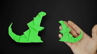 Origami Godzilla  How to Fold [upl. by Worsham]