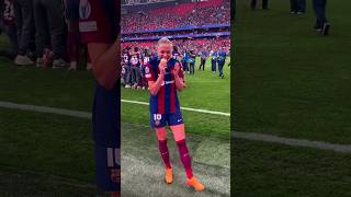 Tastes like SUCCESS Fridolina Rolfö 🎖😍 rolfo Barcelona uwcl Barca [upl. by Ludwig83]