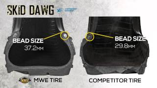 DARE TO COMPARE  High Quality Skid Steer Tires by MWE Sales [upl. by Vanya492]