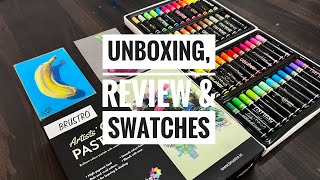 Best oil pastels for beginners and professional  Unboxing Brustro Artists’ Oil Pastels [upl. by Mauchi802]