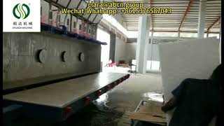 EPS Block Air cooling machine  Vacuum forming machine for eps board [upl. by Reamonn400]