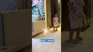 🪔 Why Toddlers Are Terrified of Diwali Fireworks diwali2024 diwali shorts [upl. by Eiuqnom]