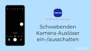 Schwebenden KameraAuslöser einschalten oder ausschalten  Samsung Android 14  One UI 6 [upl. by Derian77]