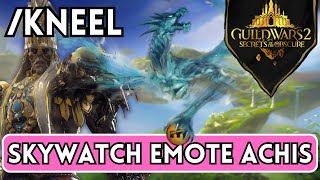 SKYWATCH archipelago EMOTE ACHIEVEMENTS  Guild Wars 2  Secrets of the Obscure [upl. by Talanian831]