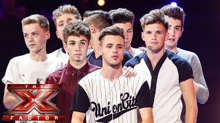 New Boy Band sing Leona Lewis Run  Boot Camp  The X Factor UK 2014 [upl. by Krigsman]