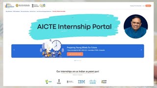 AICTE Internship Portal  A platform for students to find internship opportunities across sectors [upl. by Yruj]