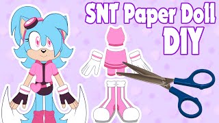 I turned my Sonic OC into a Paper Doll  and you can too [upl. by Eural]