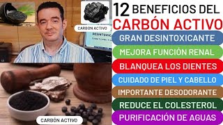 12 beneficios del🪨CARBÓN ACTIVO🪨 DESINTOXICANTE💪PIEL👏CABELLO💁 RIÑON😱 INTESTINO❤️DIENTES🤗 DESODORANTE [upl. by Yared]