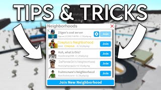 Bloxburg Neighborhood Tips  Tricks Roblox [upl. by Ilonka987]