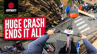 Crazy Urban Downhill Race In The Streets Of Italy [upl. by Aehtla]