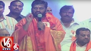 Somayappa Swami Speech At 883rd Basava Jayanthi  Hyderabad  V6 News [upl. by Nacnud63]