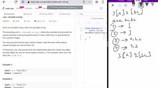 LeetCode  Decode String 394 [upl. by Zsazsa]