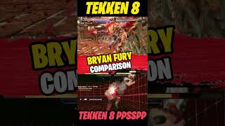 🥊 Bryan Fury Combo Comparison TEKKEN 8 PPSSPP amp PC 🥊 [upl. by Frick]