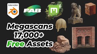 Megascans Free Assets  Tutorial [upl. by Airamanna]