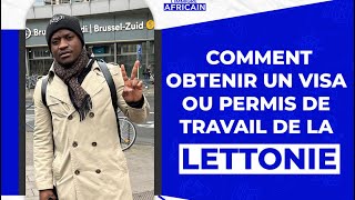 Comment obtenir facilement le visa de travail de la Lettonie work visa travel europe world [upl. by Nwhas]