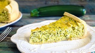 TORTA SALATA CON ZUCCHINE RICOTTA E PESTO  TORTA RUSTICA BUONA E FACILISSIMA DA FARE  PASTA BRISE [upl. by Canice]