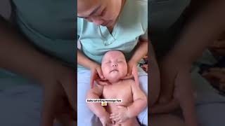 Sleepy baby massage babycare healthy [upl. by Obocaj]