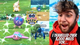 ✨I Travelled Over 3000 Miles For THIS Pokemon Go Event and Caught THESE Shiny Pokemon✨ [upl. by Novahs]