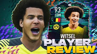 SIMPLESMENTE ENDGAME E COM EXCELENTE PREÇO  AXEL WITSEL 93  FLASHBACK  PLAYER REVIEW I FIFA 22 UT [upl. by Bethany961]