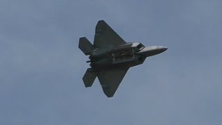 The Sensational Lockheed Martin F22 RAPTOR Demo  Langley [upl. by Maeve]