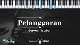 Pelanggaran  Guyonwaton KARAOKE PIANO  MALE KEY [upl. by Poland]