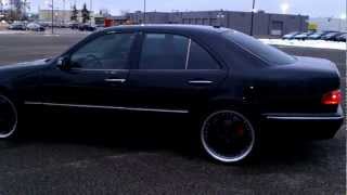 mercedes e320 on 20s black on black eclass [upl. by Esinert]