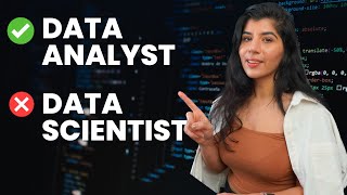 Why You Should Become a Data Analyst and NOT a Data Scientist [upl. by Eimareg]