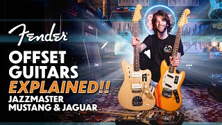 Fender Offsets  Jazzmaster Jaguar amp Mustang Explained [upl. by Iolande]