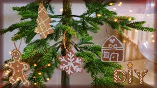 Gingerbread Ornamenten maken Decoratie voor de Kerstboom [upl. by Martine]