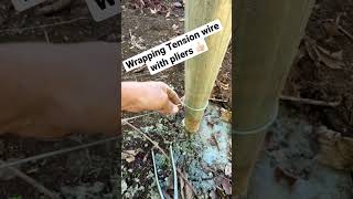 How to Wrap Chain Link Tension Wire With Pliers ✅ pliers fence shorts [upl. by Ennailuj]