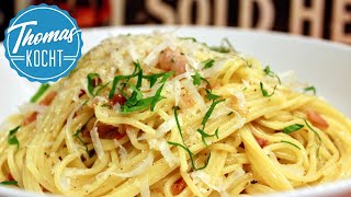 Spaghetti Carbonara lecker und schnell [upl. by Mora]