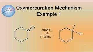 Oxymercuration Example Mechanism 1  Organic Chemistry [upl. by Sankey]