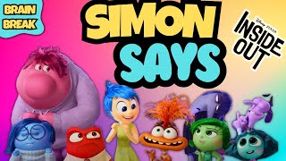 Back to School Brain Break  Inside Out  Simon Says [upl. by Nameloc]