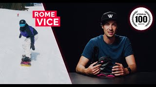 Rome Vice 2022 Snowboard Binding Review [upl. by Hilar]