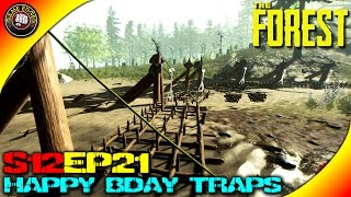 The Forest Gameplay  Happy Birthday Traps Cannibal War Party  S12EP21 Alpha V030 [upl. by Ayila]