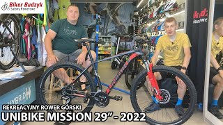 𝙍𝙀𝙆𝙍𝙀𝘼𝘾𝙔𝙅𝙉𝙔 𝙍𝙊𝙒𝙀𝙍 𝙂𝙊́𝙍𝙎𝙆𝙄  Unibike MISSION 29quot 2022  Prezentacja  Rowery w BikerBudzyk [upl. by Wat]