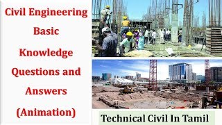 Basic knowledge for Civil Engineer freshers at site  Technical Civil In Tamil [upl. by Denni]