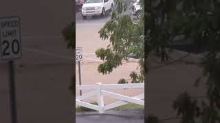 Flash floods at Dolly Parton’s theme park Dollywood in Tennessee [upl. by Winstonn675]