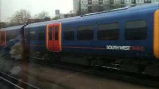 London Waterloo To Woking On Class 450 Desiro [upl. by Dove]