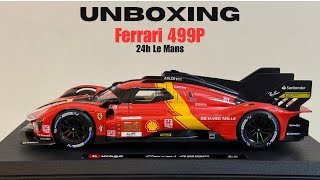 Unboxing The Bburago 118 Ferrari 499P scale model [upl. by Ninetta]