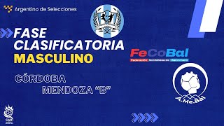 Córdoba vs Mendoza quotBquot  Torneo Argentino Junior 2024 Masculino [upl. by Asihtal396]