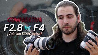 ☢️CANON RF 70 200 F2 8 vs F4 Mejor TELEOBJETIVO para cámaras R [upl. by Kcinomod]