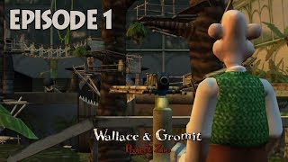 Wallace amp Gromit in Project Zoo Blind  Episode 1 quotThe Banana Gunquot [upl. by Icyaj57]